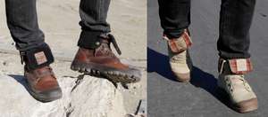 Palladium startete seine Erfolgsgeschichte 1920 in Frankreich ursprünglich als Produzent von Reifen für die Luftfahrtindustrie. Ab 1947 fertigte Palladium Stiefel für die französische Fremdenlegion. In den letzten 60 Jahren entwickelten sich die robusten Stiefel von reinen Workwear- Items zu absoluten Fashion-Statements.