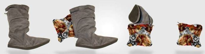 butterflytwists boots zum Zusammenfalten