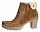 camel active Ankleboots cognacfarben. Warmfutter und Profilsohle (Rubbersole)<br /><br />